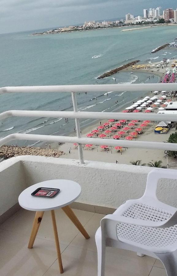 Apartamento , Vista A La Ciudad Antigua Y Playa Cartagena Exterior photo